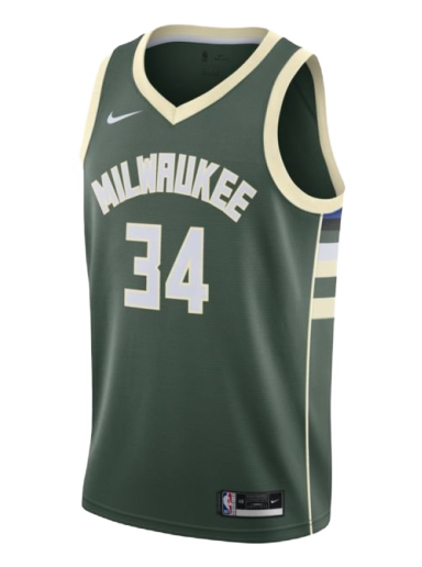 Dres Nike Giannis Antetokounmpo Bucks Icon Edition 2020 NBA Swingman Zelena | CW3672-329