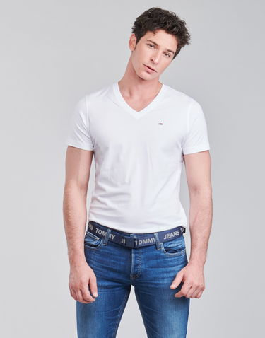 Majica Tommy Hilfiger ORIGINAL JERSEY V NECK TEE Bela | DM0DM04410-100-NOOS, 2