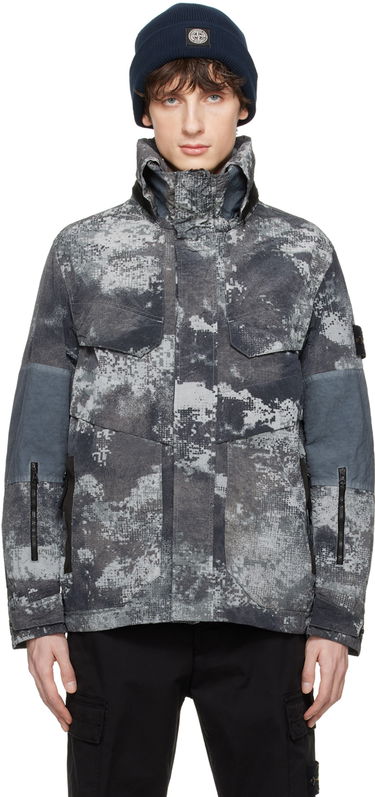 Jakna Stone Island Dissolving Grid Jacket Siva | 8015438E1, 0