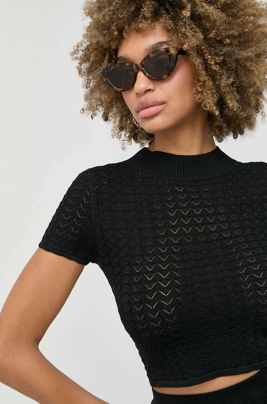 Krop-top GUESS Crop Top Črna | W3GR40.Z2U00, 0
