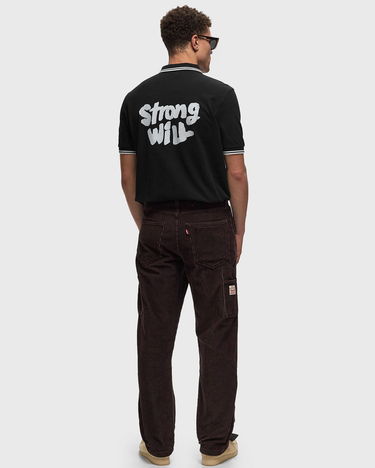 Polo majica Comme des Garçons Back Print Polo Black Črna | FN-T502-1, 1