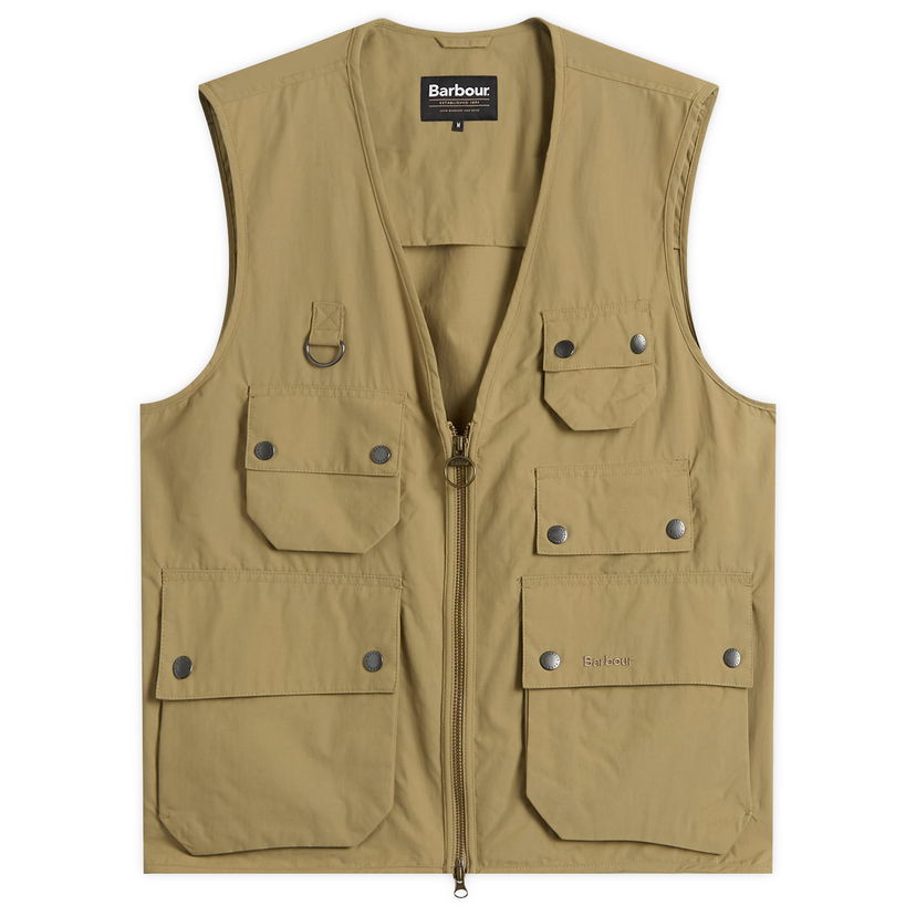 Telovnik Barbour Men's Heritage + Utility Editor Vest Bež | MGI0305GN51