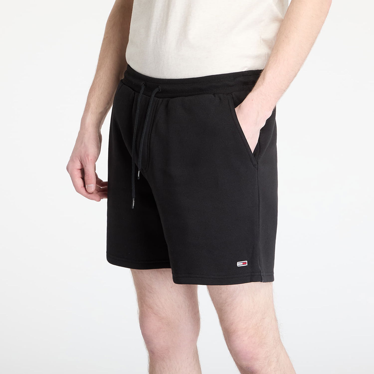 Kratke hlače Tommy Hilfiger Tommy Jeans S Flag Beach Shorts Črna | DM0DM21931 BDS, 1