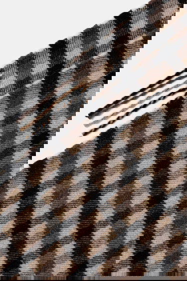 Šala GANNI Graphic Wool Checked Scarf Večbarvna | A6668, 2