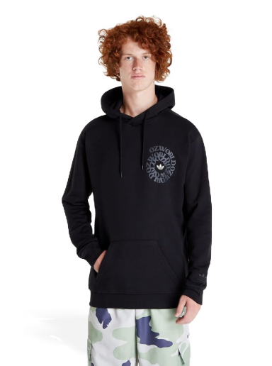 Pulover adidas Originals Graphic Ozworld Hoodie Črna | HL9250