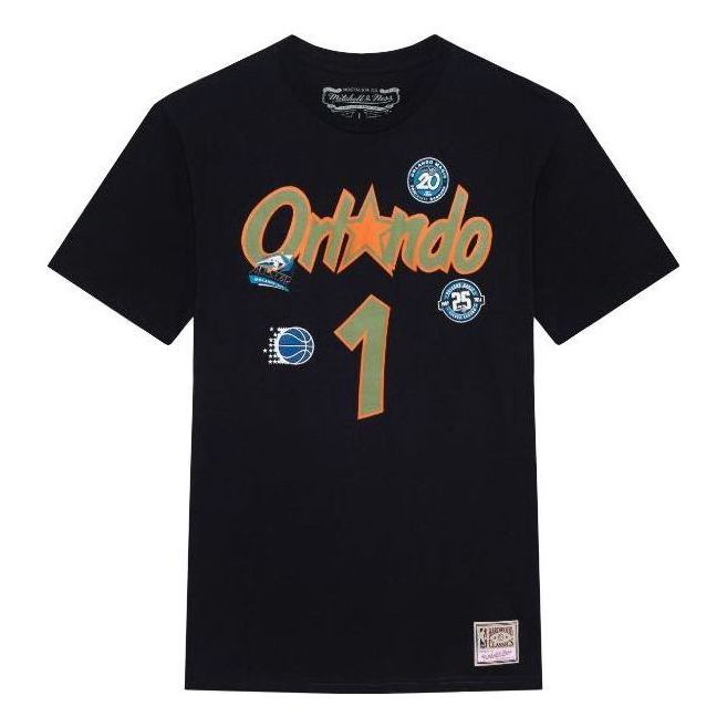 Majica Mitchell & Ness NBA Orlando Magic Penny Hardway Script T-Shirt Črna | BNN3DP22083-OMABLCKPHA, 0