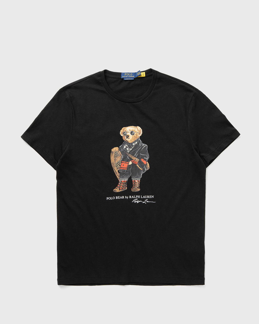 Majica Polo by Ralph Lauren T-Shirt Custom Slim Fit Polo Bear Črna | 710P00094001