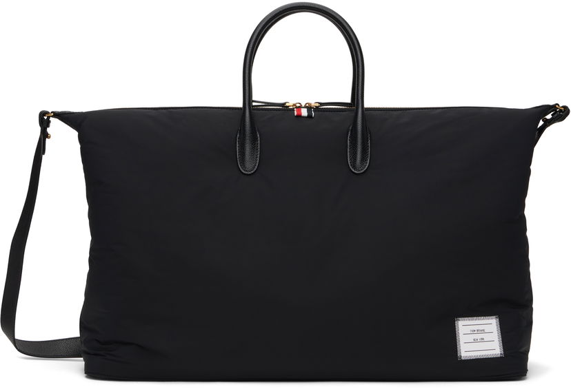 Potovalna torba Thom Browne Thom Browne Polly Twill Duffle Bag Črna | UAG219A-07259
