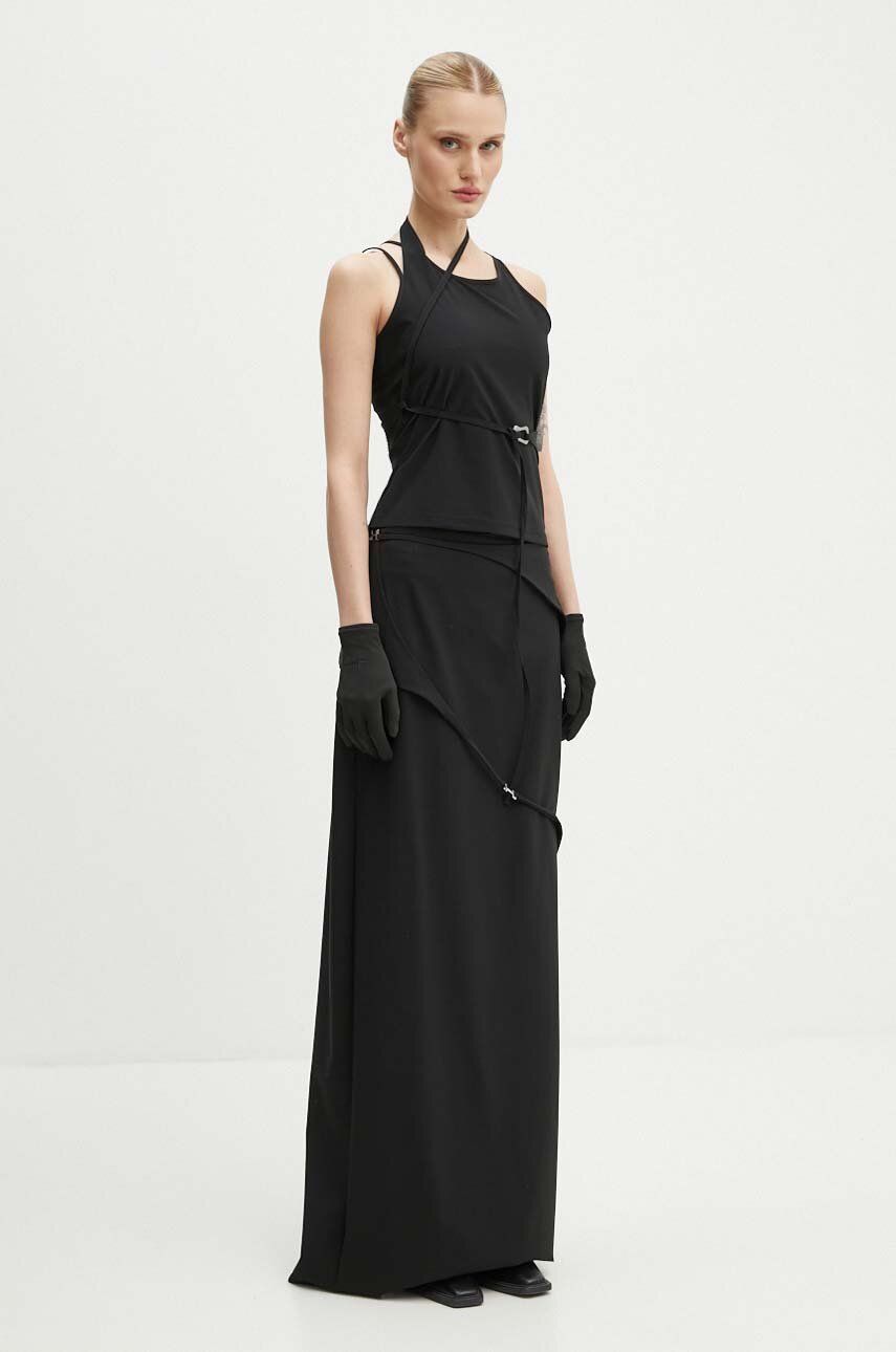 Majica brez rokavov HELIOT EMIL Asymmetrical Tank Top Črna | PREAW24.W.09.121, 1