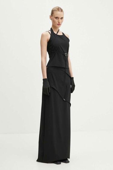 Majica brez rokavov HELIOT EMIL Asymmetrical Tank Top Črna | PREAW24.W.09.121, 1