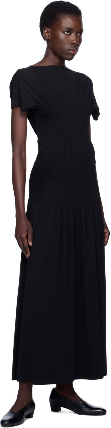 Obleke TOTEME TOTEME Everyday Midi Dress Črna | 252-WRD0188-FB0162, 3