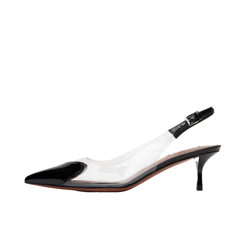 Superge in čevlji Alaïa Heart Slingback Pumps Črna | AA3E057CK150
