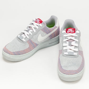 Superge in čevlji Nike Air Force 1 Crater Flyknit GS Siva | DH3375-002, 2