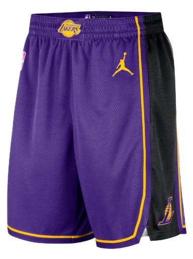 Kratke hlače Jordan Dri-FIT NBA Los Angeles Lakers Statement Edition Swingman Basketball Shorts Lila | DO9432-504