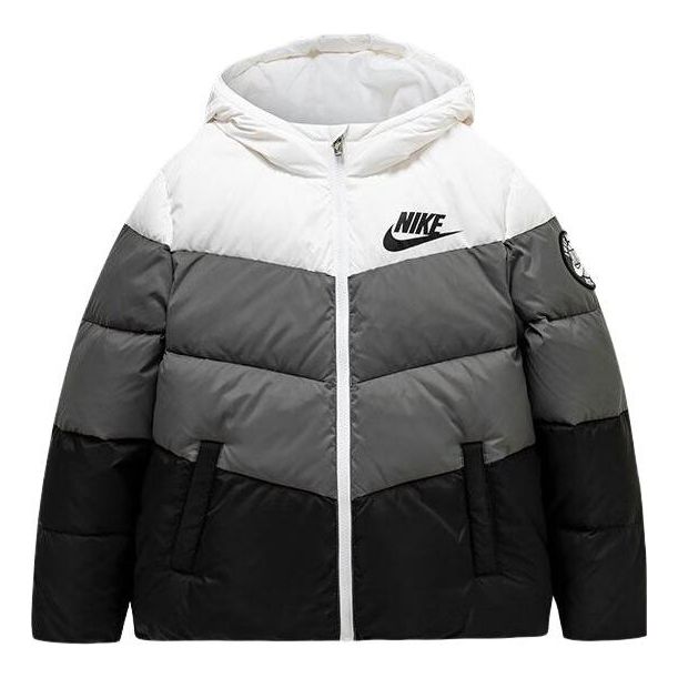 Puhovka Nike Colorblock Chevron Puffer Jacket Večbarvna | NY2032191GS-006, 0