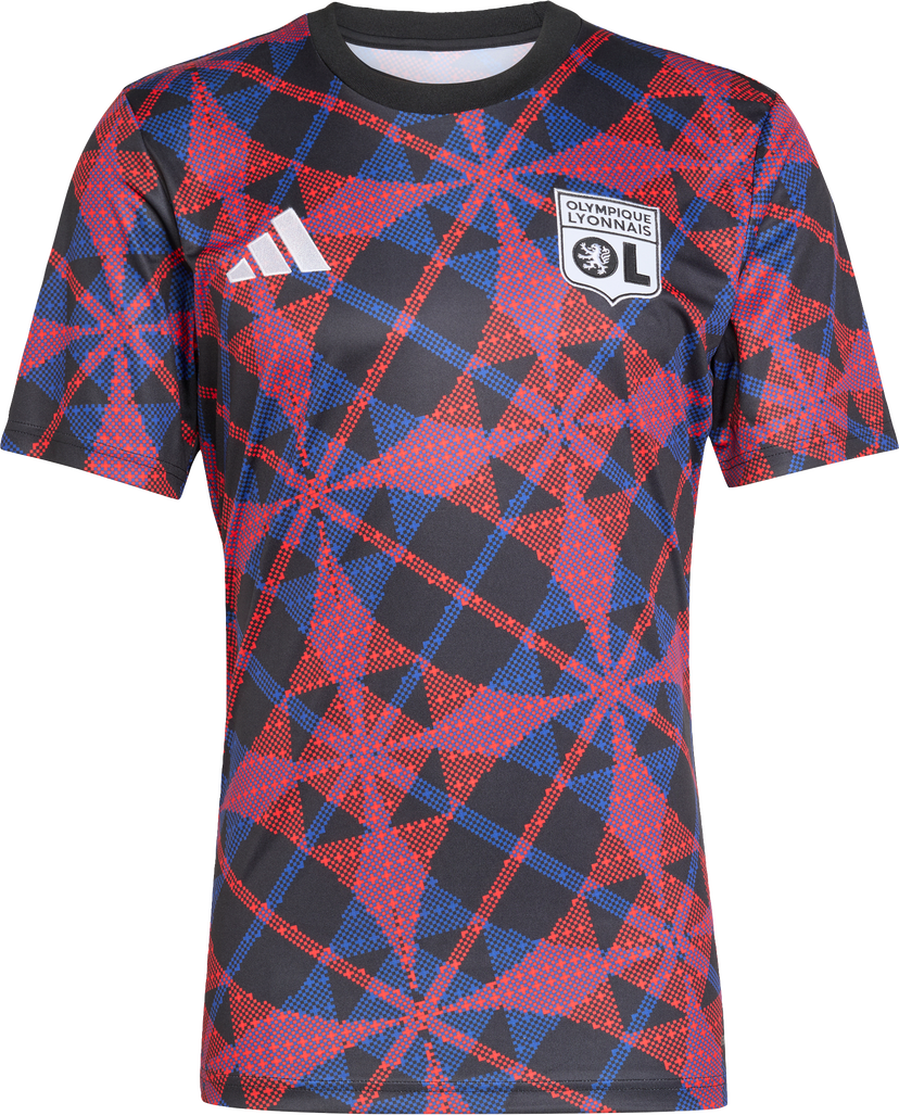 Dres adidas Originals Olympique Lyonnais Pre-Match Jersey Črna | jl7936