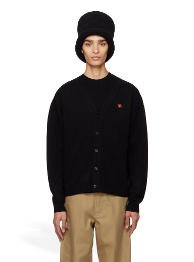 Pleteni pulover KENZO Paris Cardigan Črna | FC65CA3433LC