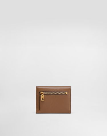 Denarnica Dolce & Gabbana Dolce & Gabbana Plongé Calfskin Small Wallet Rjava | BI0770A9S258Z093, 1