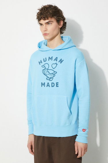 Pulover Human Made Graphic Print Hoodie Modra | HM27CS028, 3