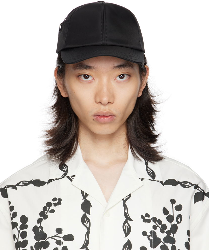 Kapa Jacquemus Jacquemus Ovalie Baseball Cap Črna | 24H246AC667-3138