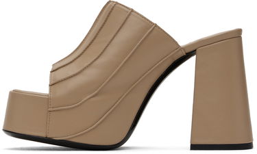 Modni dodatki BY FAR BY FAR Brad Heeled Sandals Bež | 23PFBRAMTPNAP, 2