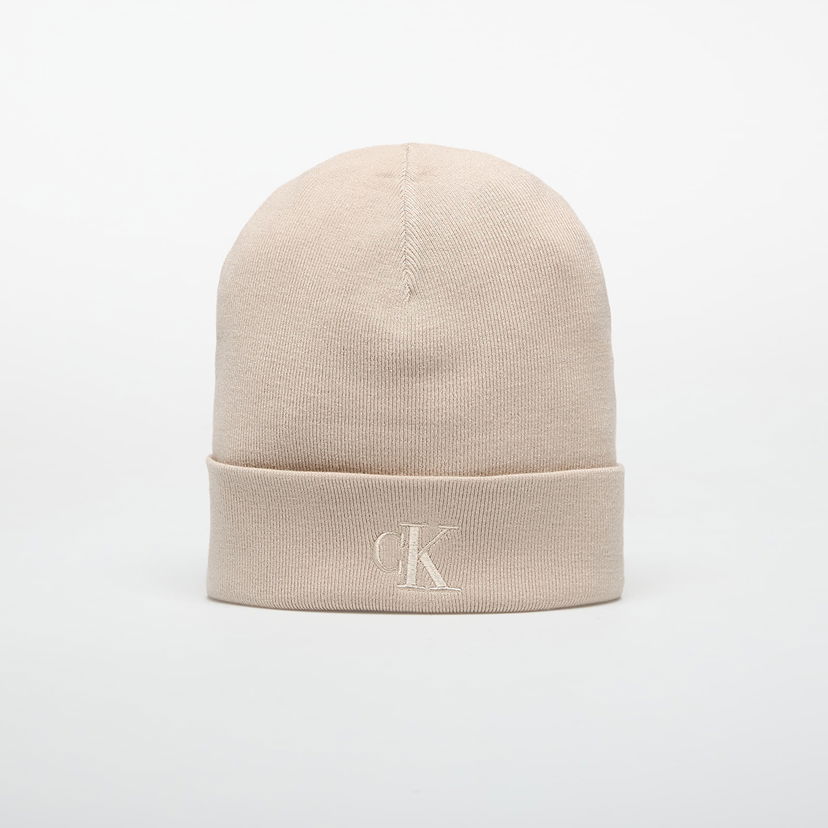 Beanie CALVIN KLEIN Fine Rib Beanie Universal Bež | LV04D8020G RMU