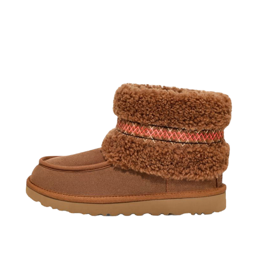 Superge in čevlji UGG Mini Heritage Braid "Hardwood" W Rjava | 1148930-HWD