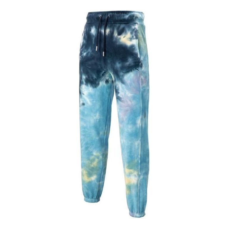 Trenirka Puma MMQ Tie Dye Sweatpants Modra | 539580-06