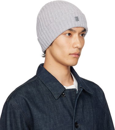 Beanie Givenchy Givenchy Ribbed Beanie Siva | 710003976002-U7933, 1