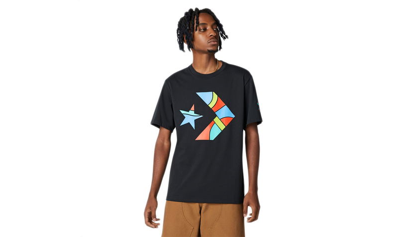 Majica Converse Converse Peace & Unity Jersey Tee Črna | 10022297-A01