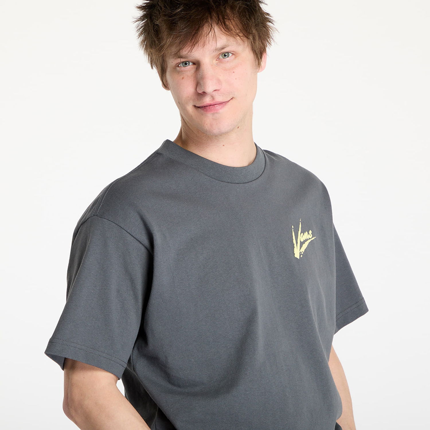 Majica Vans Brush Script T-Shirt, Size L Siva | VN000K42EBA, 1