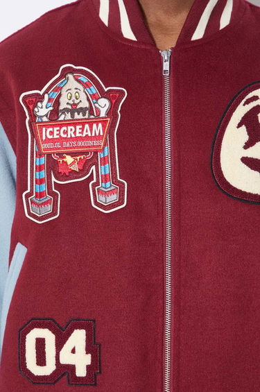 Bomber jakna BBC IceCream ICECREAM Diner Team Varsity Bomber Jacket Bordo | IC24106, 6