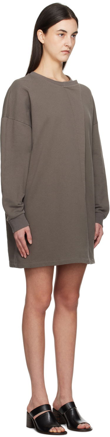 Obleke Maison Margiela MM6 Maison Margiela Sweat Jersey Darting Minidress Črna | S52DA0050 M25014, 4