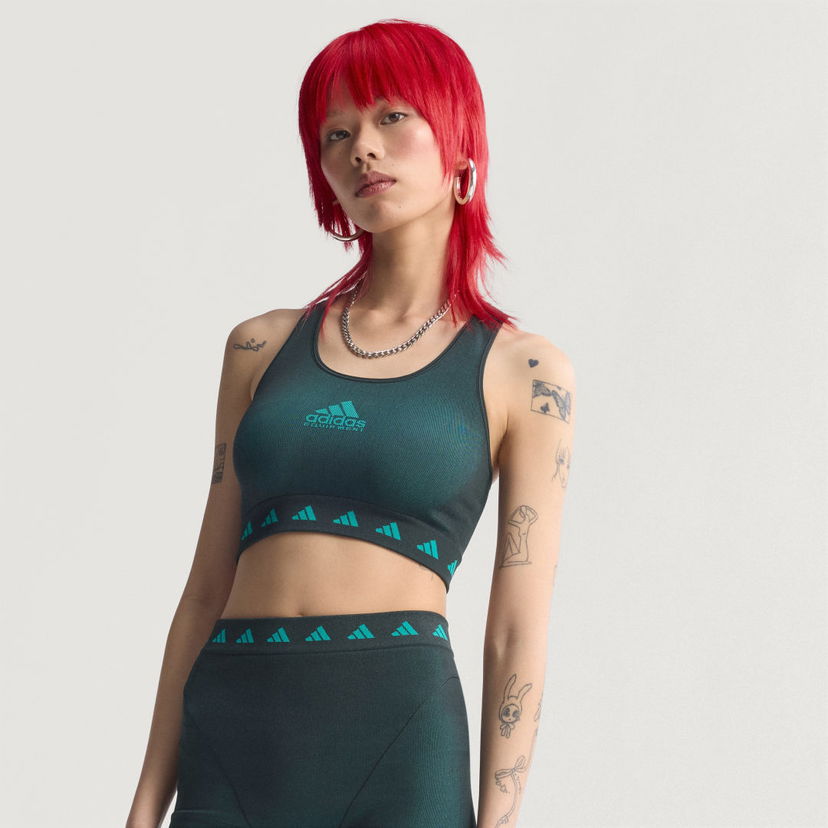 Modrček adidas Performance EQT Sports Bra Zelena | JZ3212