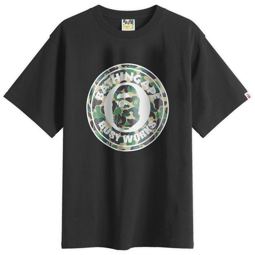 Majica BAPE Abc Camo Busy Works Tee, Size L Črna | 001TEL301006M-BGN
