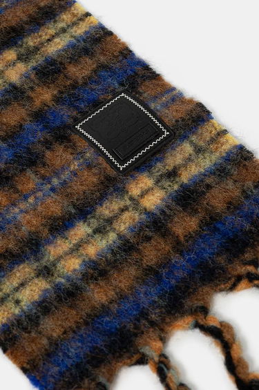 Šala ADER ERROR Brown Plaid Wool Scarf Rjava | BN01FWAC0402BR, 1