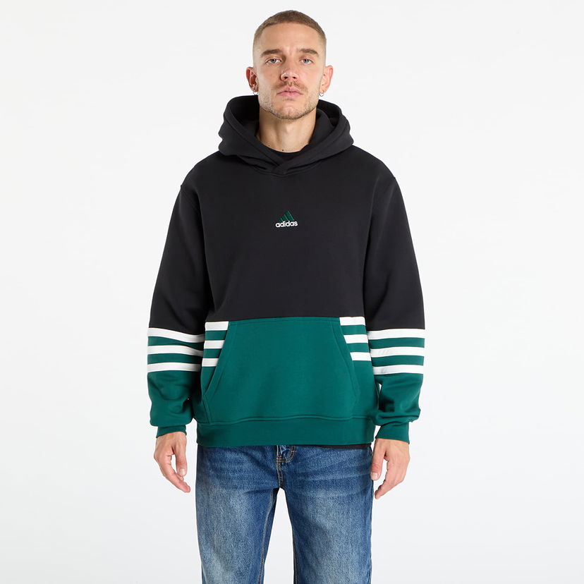 Pulover adidas Originals Adidas Archive Cutline Hoodie Črna | JY2798