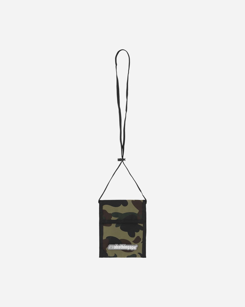 Denarnica BAPE 1st Camo Neck Wallet Zelena | 1E80182039 001