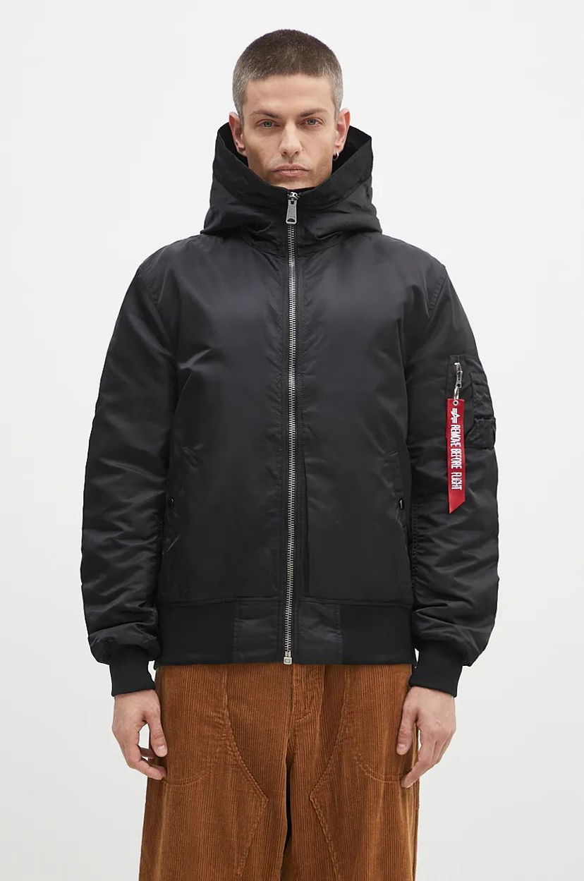 Bomber jakna Alpha Industries MA-1 Hooded Bomber Jacket Črna | 158104.03