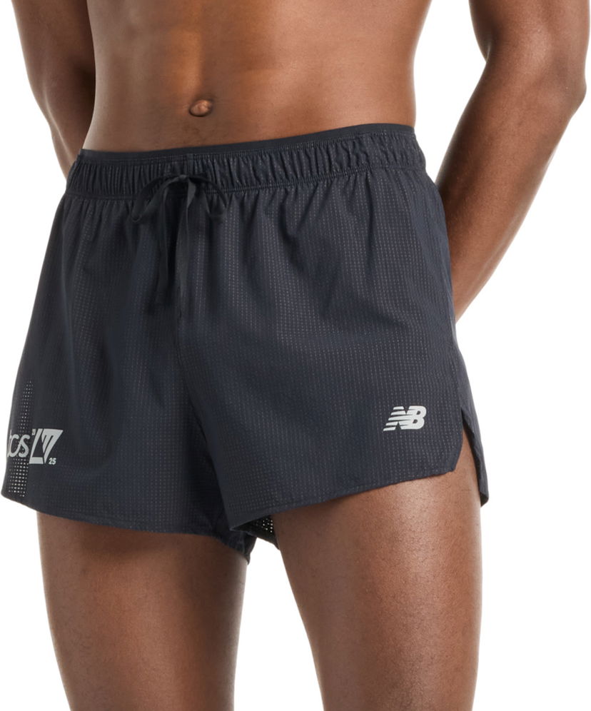 Kratke hlače New Balance London Edition RC Ultra Light Split 3" Running Shorts Črna | ms51283d-bk