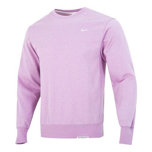 Pleteni pulover Nike Standard Issue Crew Sweatshirt Lila | DQ5821-522