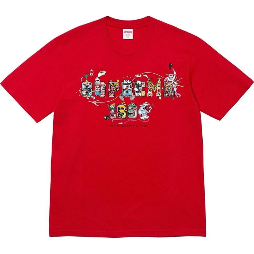 Majica Supreme Varsity Logo Graphic T-Shirt Rdeča | SUP-SS24-300