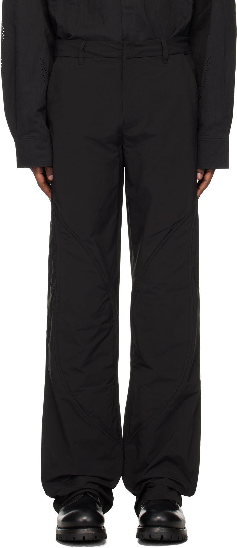 Cargo hlače HELIOT EMIL Concordance Puffed Cargo Pants Črna | HE_M_10_108_BLK01