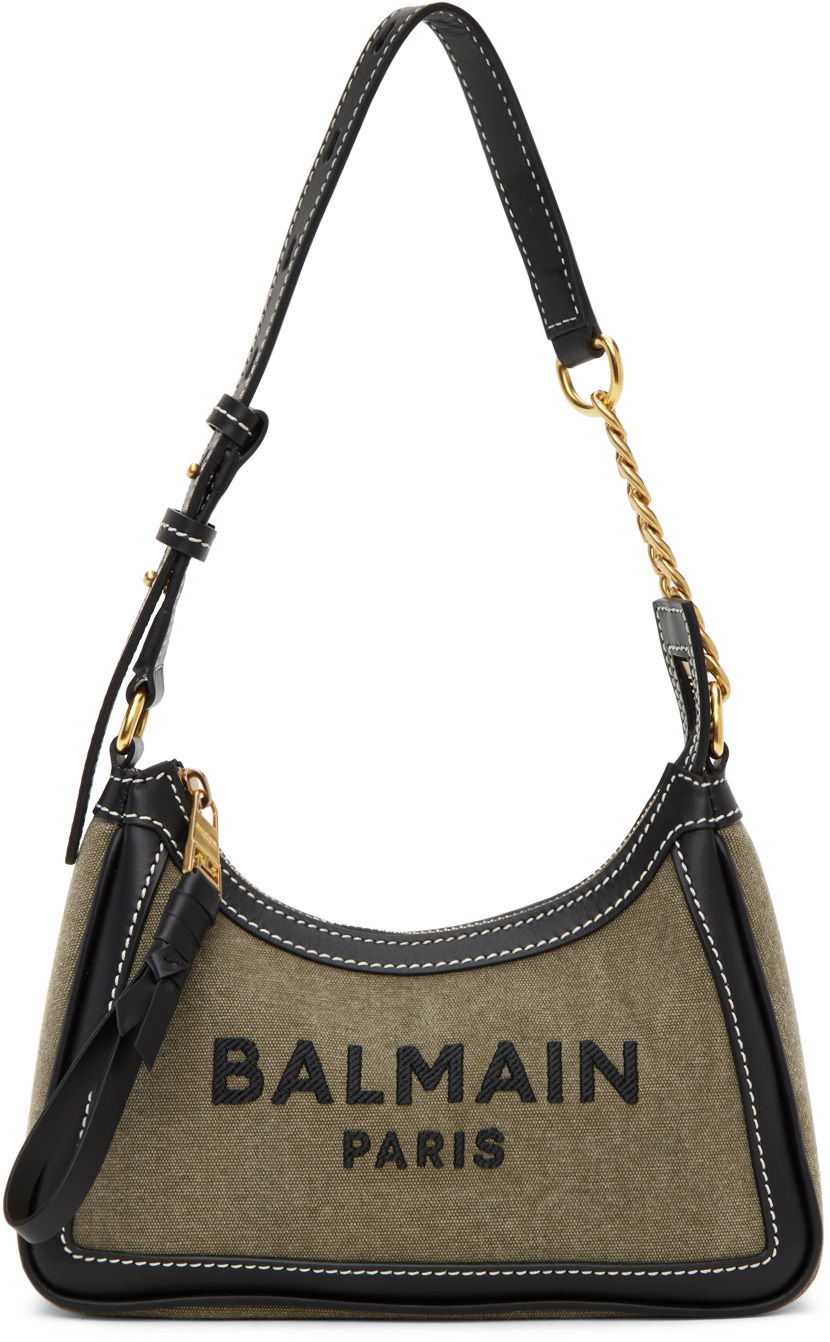 Torba za čez ramo Balmain B-Army Bag Zelena | CN1BT743TCLB, 0