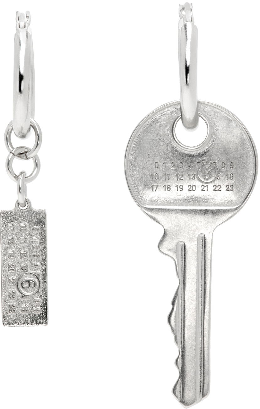 Uhani Maison Margiela Key Earrings Kovinski | SM7VG0075 P7105