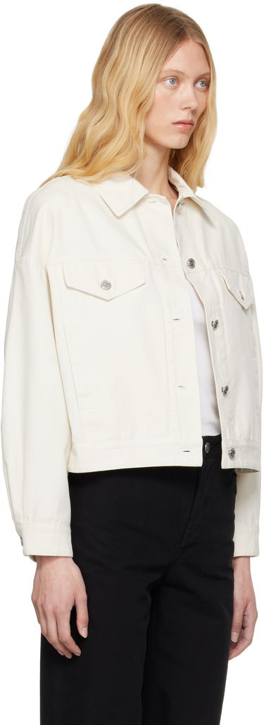 Jakna A.P.C. A.P.C. Cally Cropped Denim Jacket Črna | COGBJ-F02905, 4