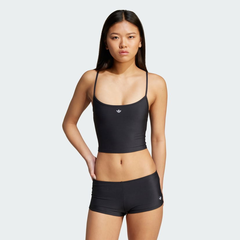 Kopalke adidas Performance Essentials Swim Crop Tank Top Črna | JG1016