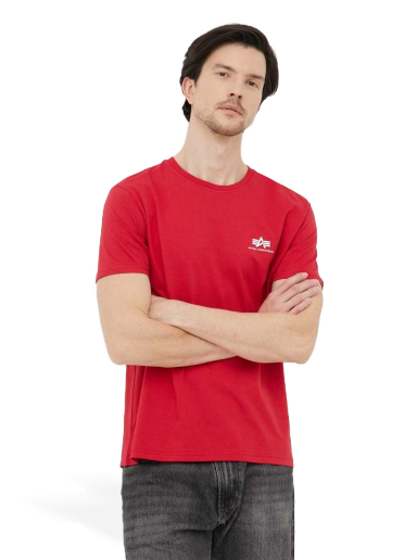 Majica Alpha Industries Logo Tee Rdeča | 188505.328