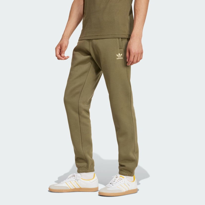 Hlače adidas Performance Trefoil Essentials Trousers Zelena | IY7363