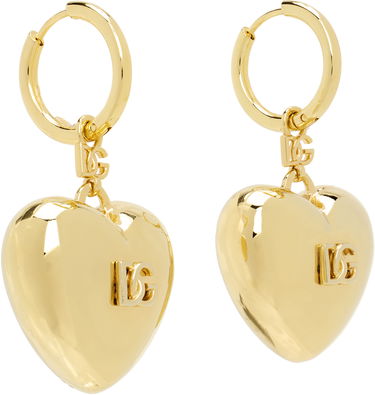 Uhani Dolce & Gabbana Dolce&Gabbana Heart Drop Earrings Rumena | WEQ8S1 W1111, 1